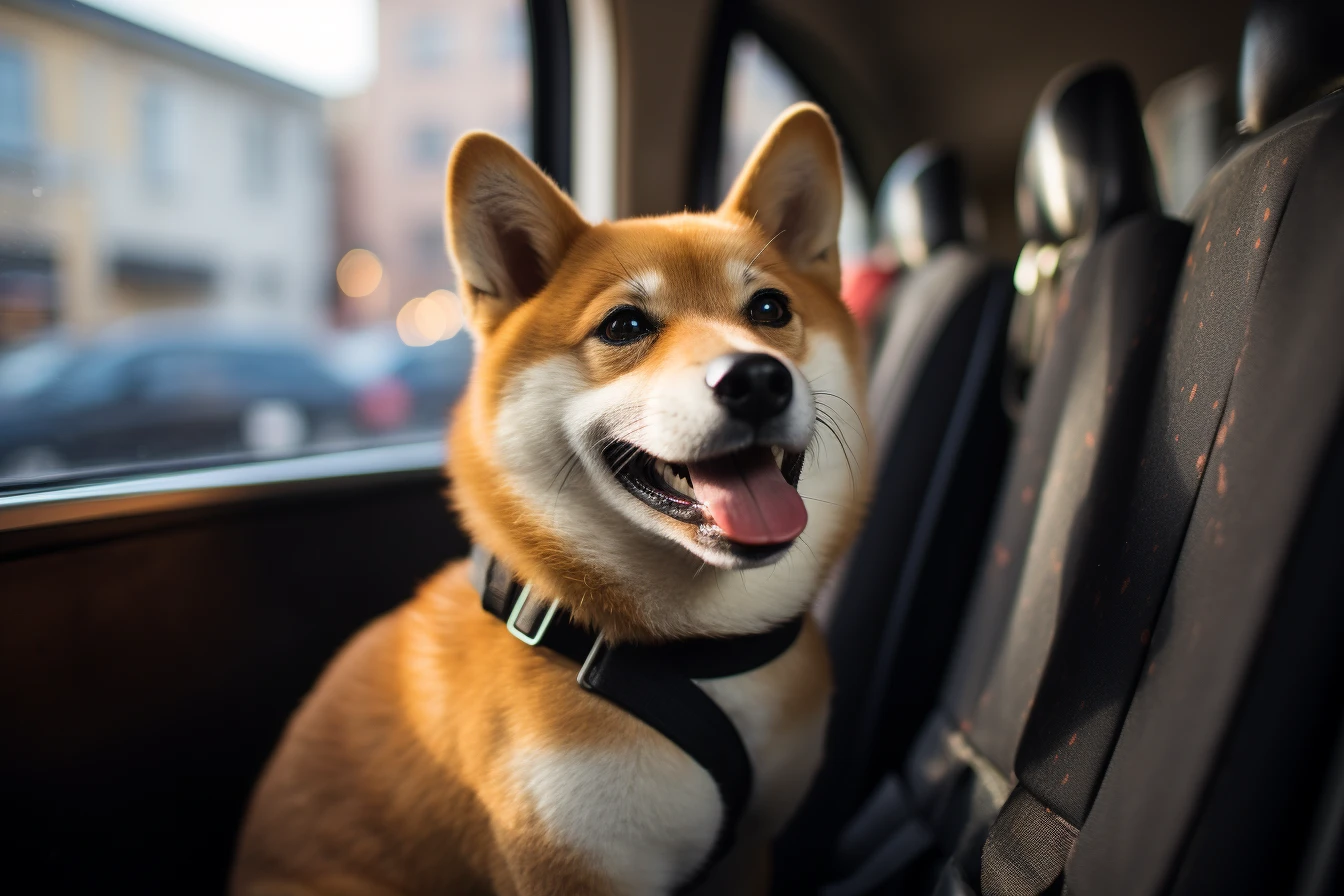 Honda Civic Dog Safety Belt for Shiba Inu