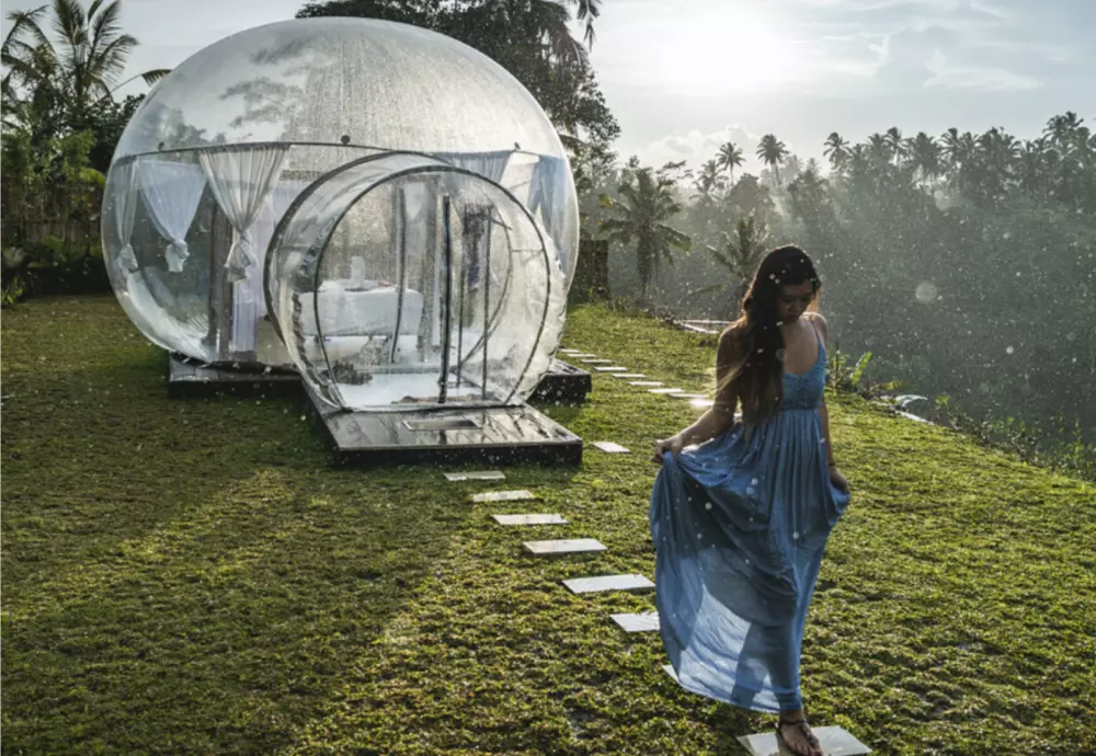 luxury bubble tent